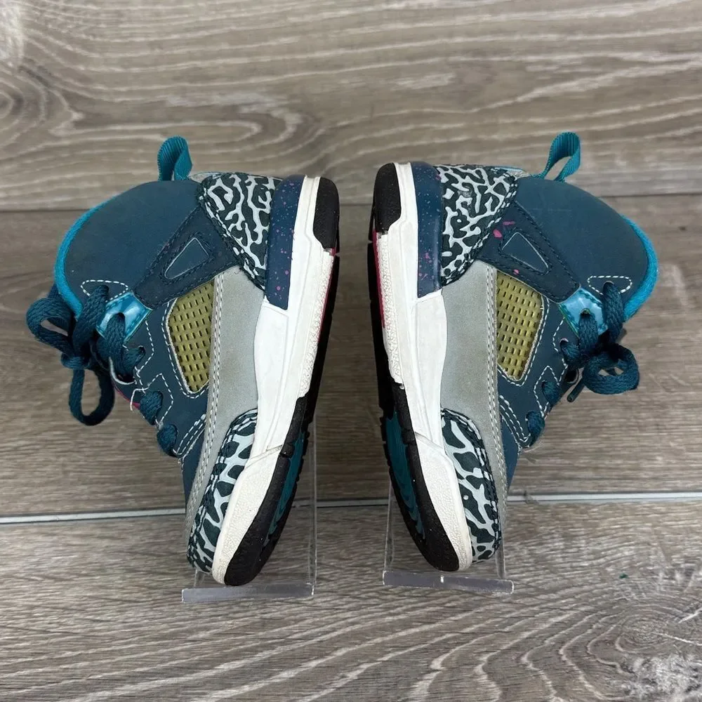 Nike Air Jordan Spizike BT Toddler Boy Sz 5 Space Blue White Mid Lace Sneakers